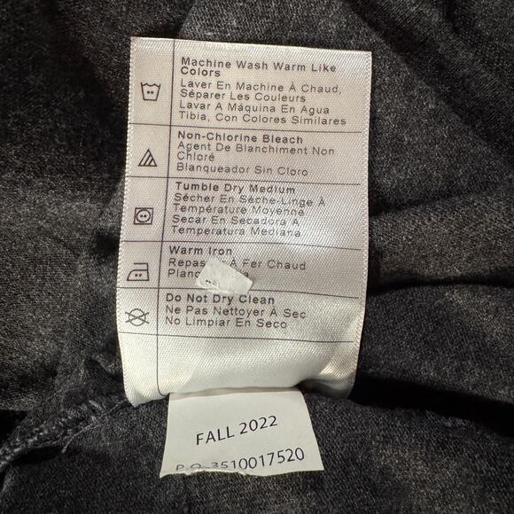 Carhartt 3X-Large Mens Tee-Shirt Loose Fit Long Sleeve Pocket Stretch Dark Gray - Picture 7 of 7